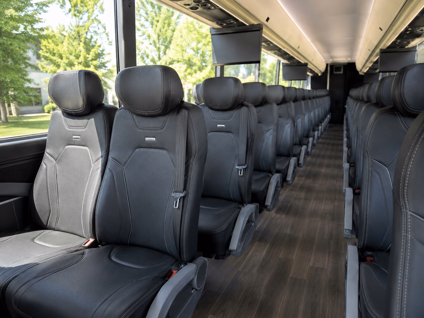 hialeah charter bus interior