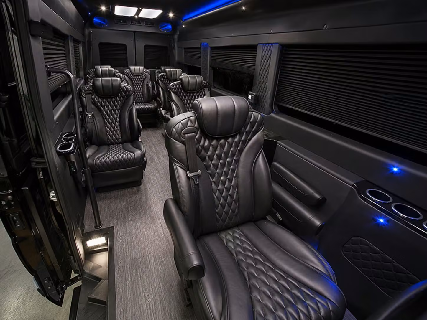 sprinter van with driver inside